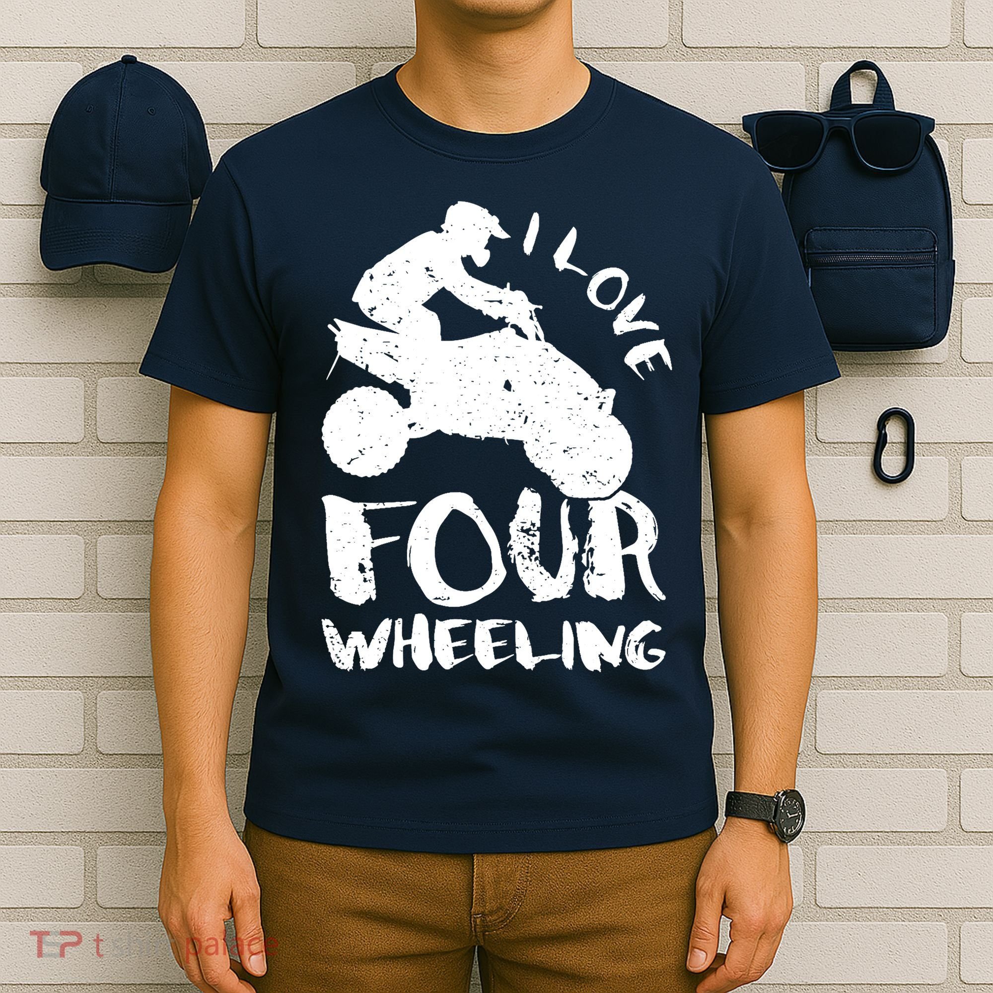 ATV Quad Four Wheeler Gear Off Roading ATV Quad Racing T-Shirt