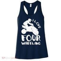 ATV Quad Four Wheeler Gear Off Roading ATV Quad Racing Women's Tank Top thumb 0
