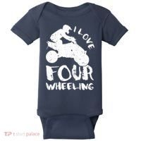 ATV Quad Four Wheeler Gear Off Roading ATV Quad Racing Baby Bodysuit thumb 0