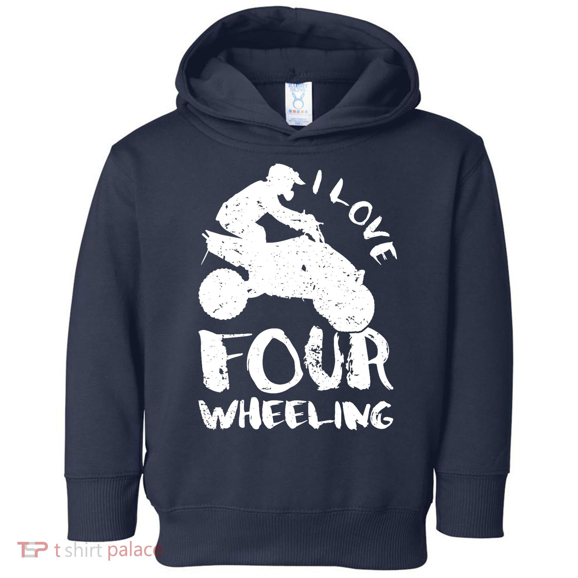 ATV Quad Four Wheeler Gear Off Roading ATV Quad Racing Toddler Hoodie