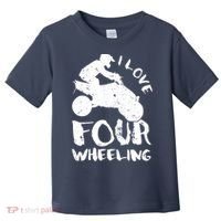 ATV Quad Four Wheeler Gear Off Roading ATV Quad Racing Toddler T-Shirt thumb 0