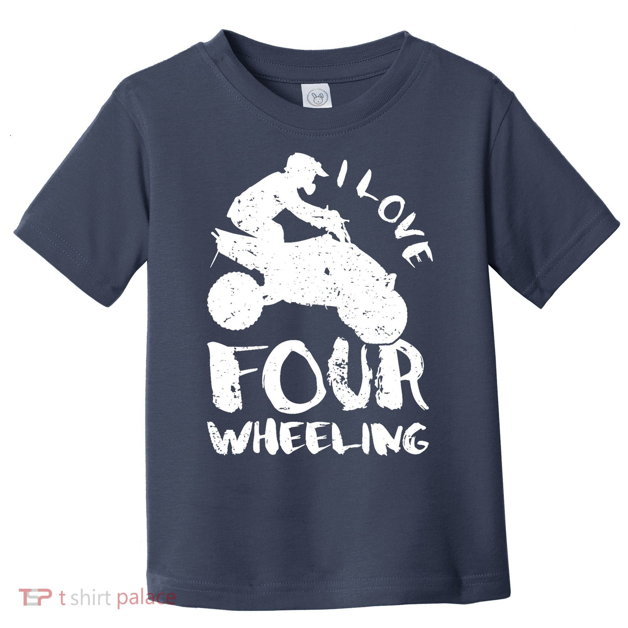 ATV Quad Four Wheeler Gear Off Roading ATV Quad Racing Toddler T-Shirt