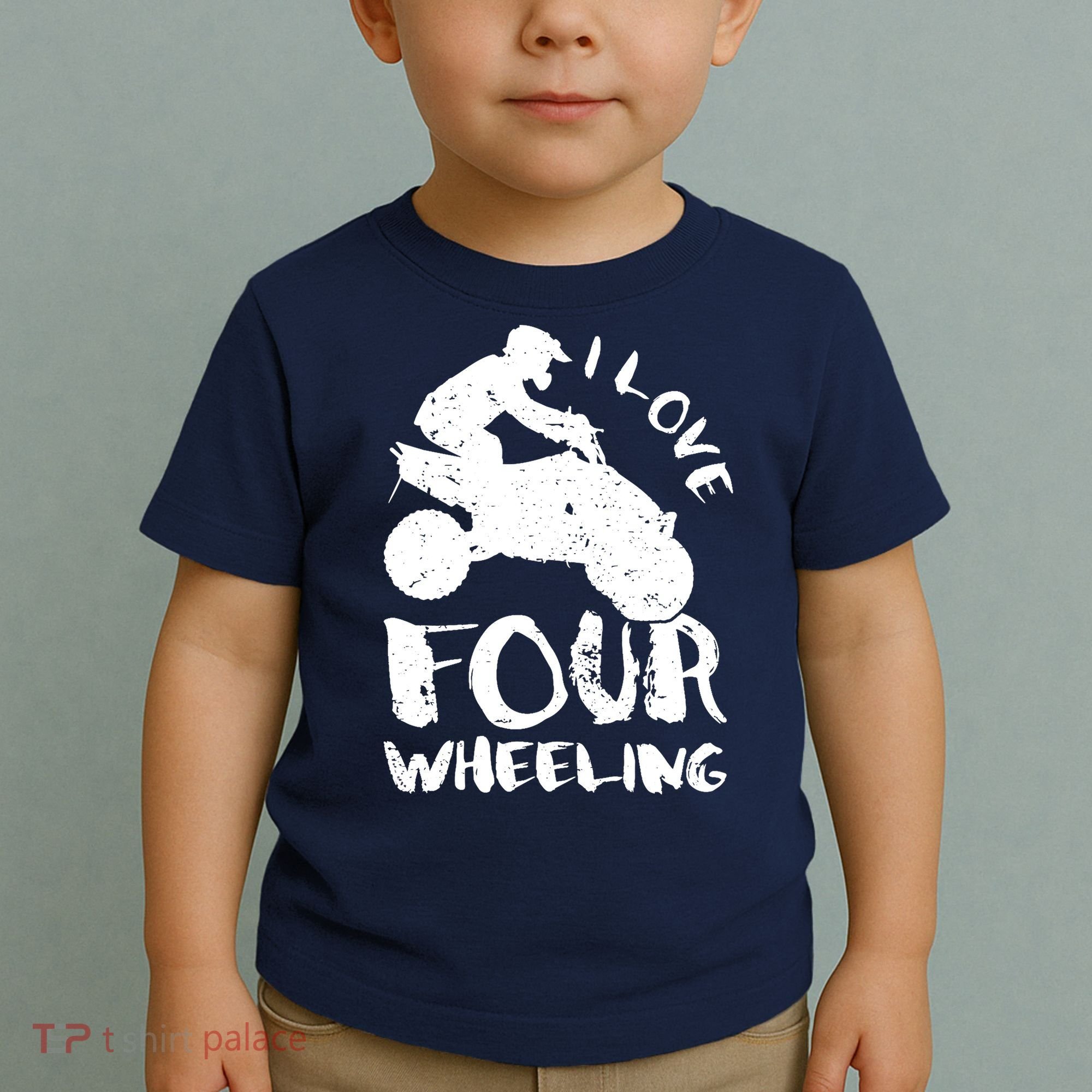 ATV Quad Four Wheeler Gear Off Roading ATV Quad Racing Toddler T-Shirt