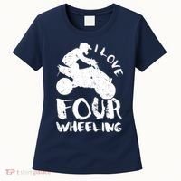 ATV Quad Four Wheeler Gear Off Roading ATV Quad Racing Women's T-Shirt thumb 0