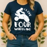 ATV Quad Four Wheeler Gear Off Roading ATV Quad Racing Women's T-Shirt thumb 2