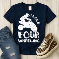 ATV Quad Four Wheeler Gear Off Roading ATV Quad Racing Women's T-Shirt thumb 3