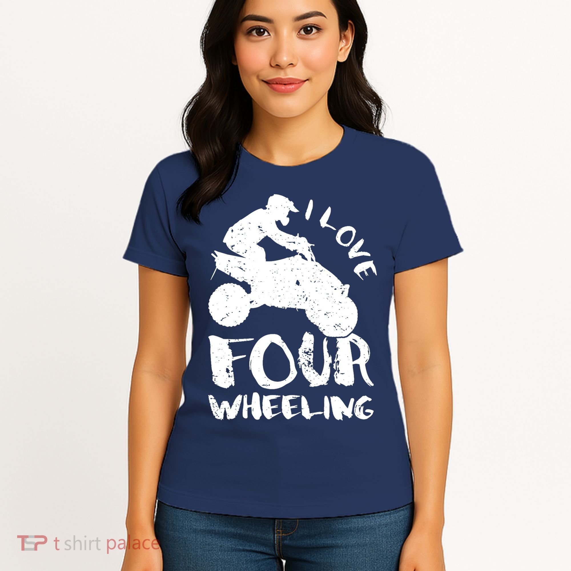 ATV Quad Four Wheeler Gear Off Roading ATV Quad Racing Women's T-Shirt
