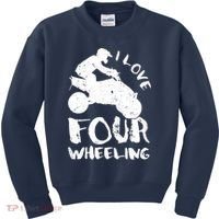 ATV Quad Four Wheeler Gear Off Roading ATV Quad Racing Kids Sweatshirt thumb 0