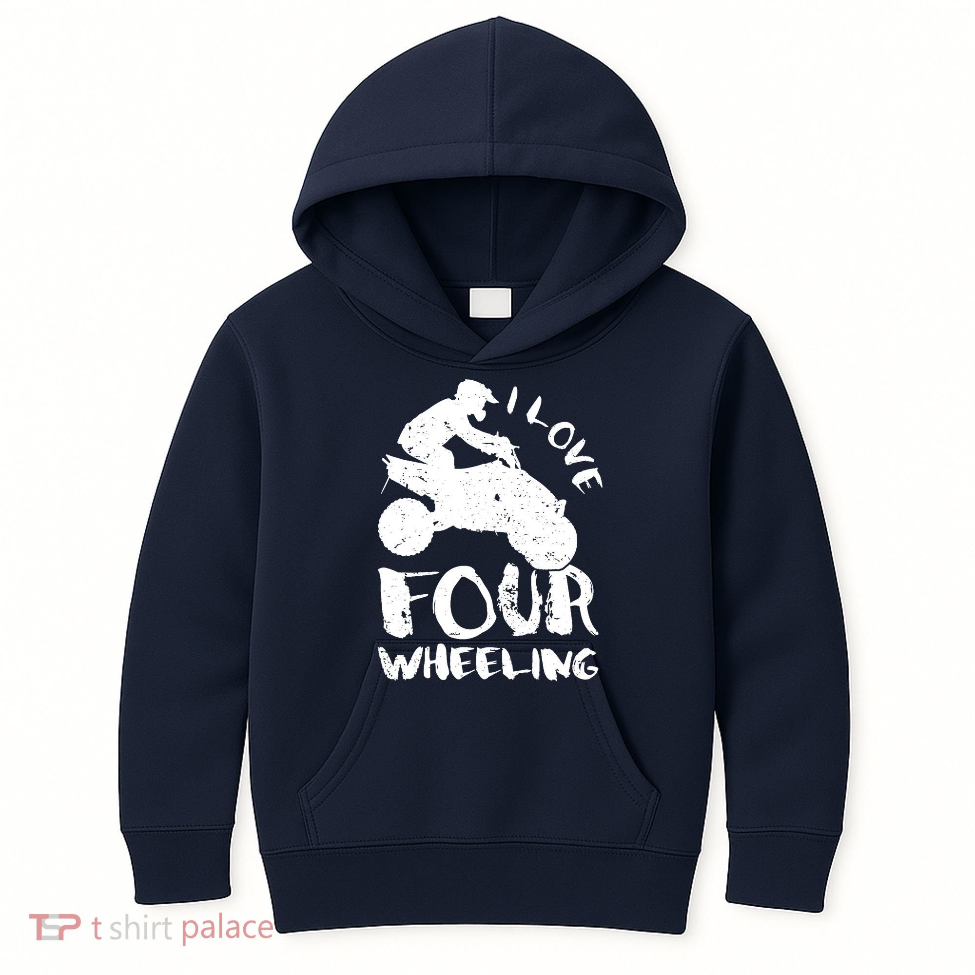 ATV Quad Four Wheeler Gear Off Roading ATV Quad Racing Kids Hoodie