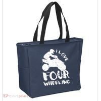 ATV Quad Four Wheeler Gear Off Roading ATV Quad Racing Tote Bag thumb 2