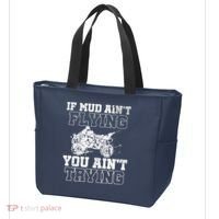 ATV Quad Four Wheeler Gear Mudding Gift Mud Aint Flying Tote Bag thumb 3