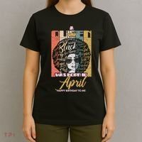 A Queen Was Born In April T-Shirt thumb 4