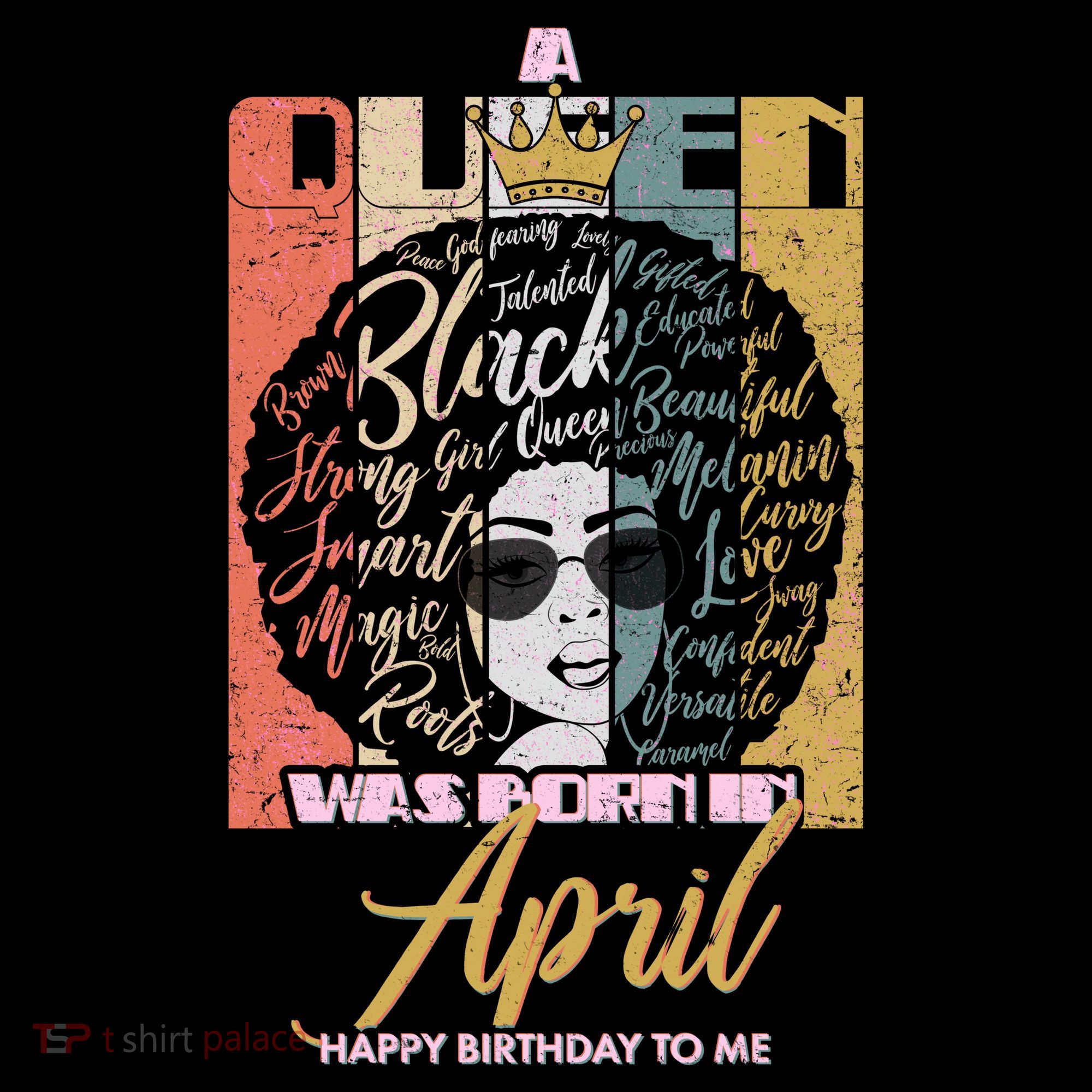 A Queen Was Born In April Coffee Mug