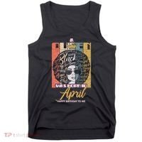 A Queen Was Born In April Tank Top thumb 0