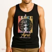 A Queen Was Born In April Tank Top thumb 3
