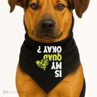 Atv Quad Racing USA-Made Doggie Bandana thumb 1