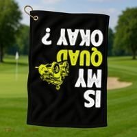 Atv Quad Racing Golf Towel thumb 1