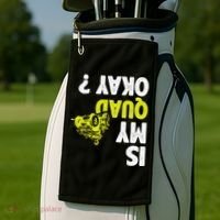 Atv Quad Racing Golf Towel thumb 2