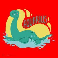 Aquarius Dinosaur Santa Hat thumb 1