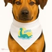 Aquarius Dinosaur USA-Made Doggie Bandana thumb 1