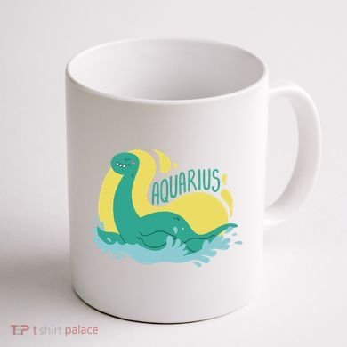 Aquarius Dinosaur Coffee Mug back