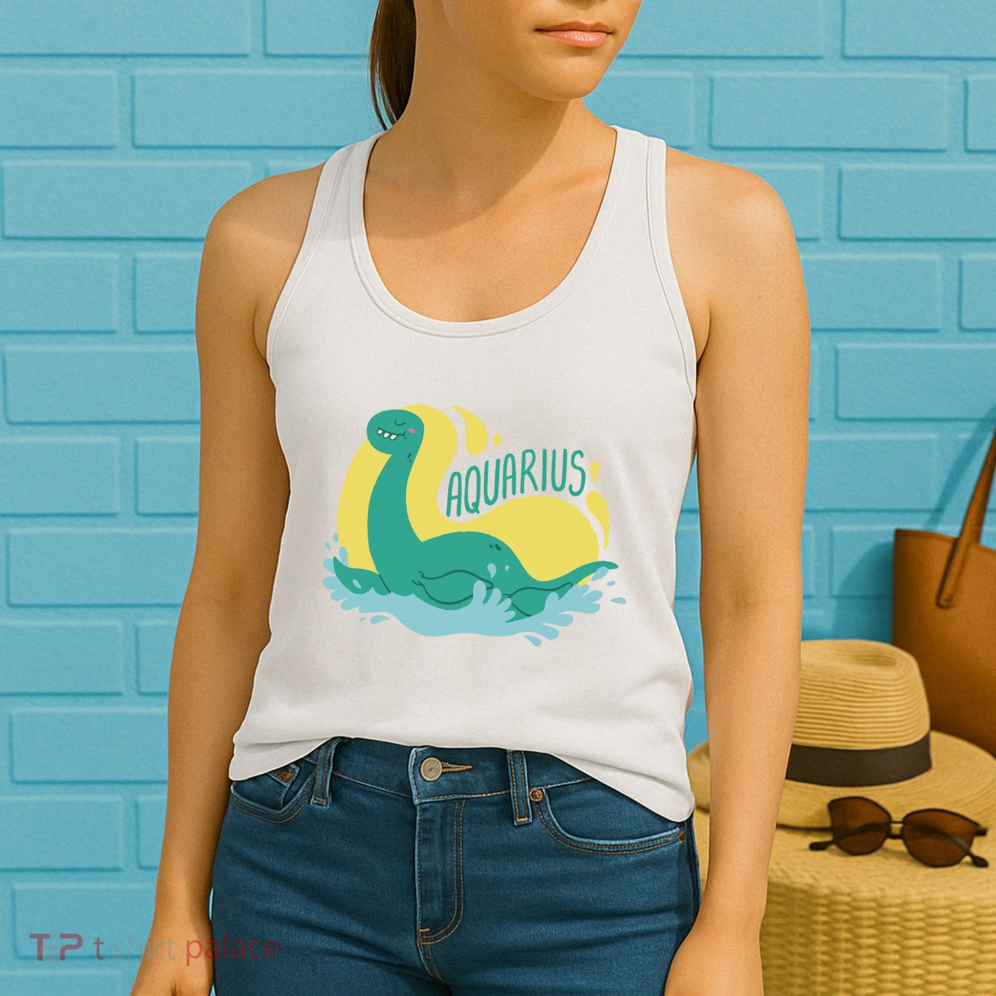 Aquarius Dinosaur Women's Tank Top