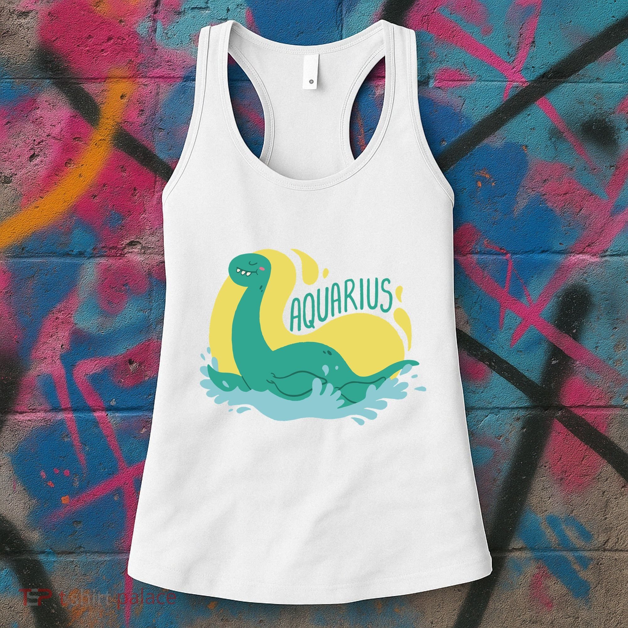 Aquarius Dinosaur Women's Tank Top