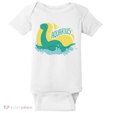Aquarius Dinosaur Baby Bodysuit