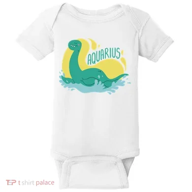 Aquarius Dinosaur Baby Bodysuit