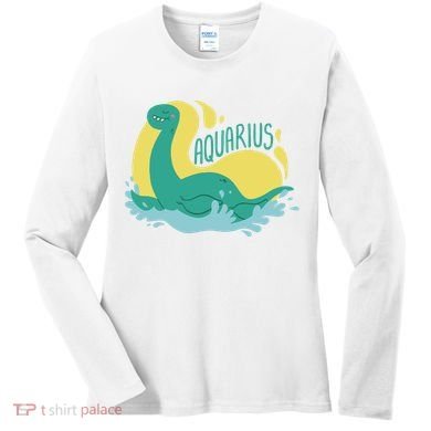 Aquarius Dinosaur Women's Long Sleeve Shirt