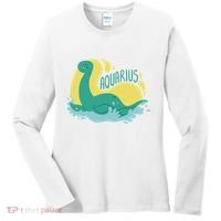 Aquarius Dinosaur Women's Long Sleeve Shirt thumb 0