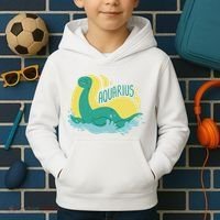 Aquarius Dinosaur Kids Hoodie thumb 2
