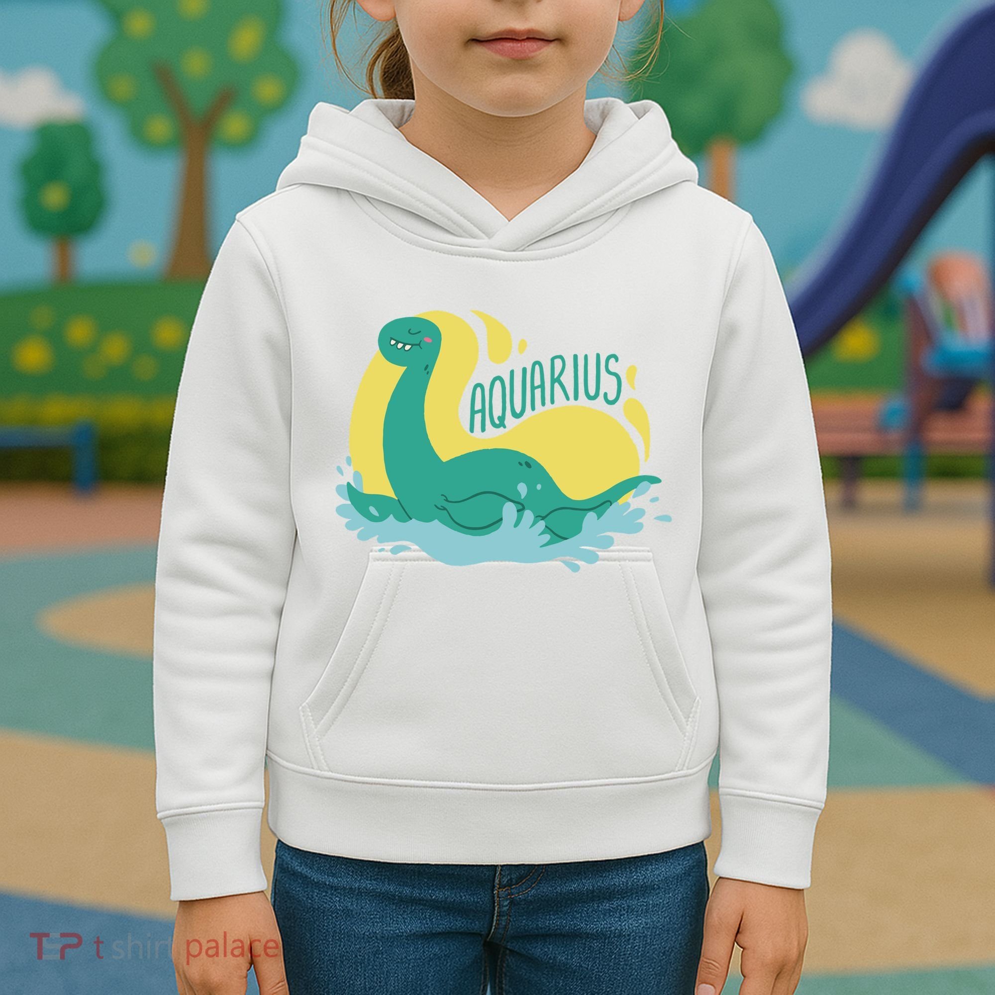 Aquarius Dinosaur Kids Hoodie