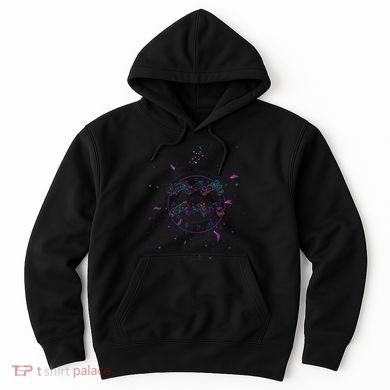 Aquarius Floral Zodiac Hoodie