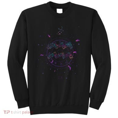 Aquarius Floral Zodiac Sweatshirt