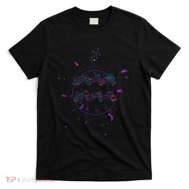 Aquarius Floral Zodiac T-Shirt