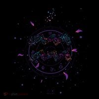 Aquarius Floral Zodiac T-Shirt thumb 7