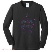 Aquarius Floral Zodiac Kids Long Sleeve Shirt thumb 0