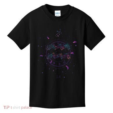 Aquarius Floral Zodiac Kids T-Shirt