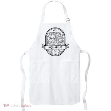 Aquarius Zodiac Symbol Design Apron