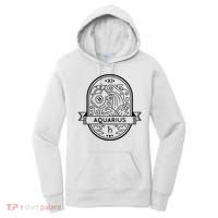 Aquarius Zodiac Symbol Design Women's Hoodie thumb 0
