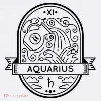 Aquarius Zodiac Symbol Design Baby Bodysuit thumb 2