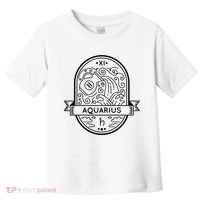 Aquarius Zodiac Symbol Design Toddler T-Shirt thumb 0