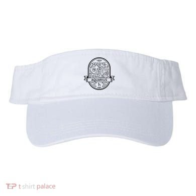 Aquarius Zodiac Symbol Design Visor