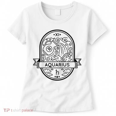 Aquarius Zodiac Symbol Design Women's T-Shirt