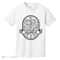 Aquarius Zodiac Symbol Design Kids T-Shirt thumb 0