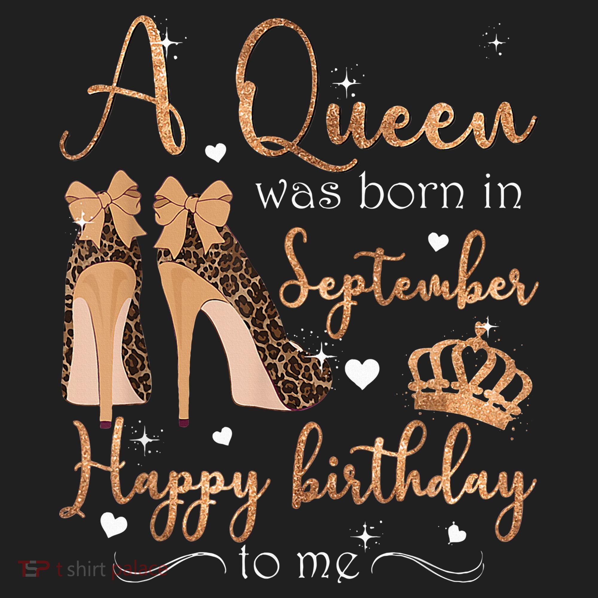 A Queen Was Born In September Happy Birthday To Me High Heel Beanie