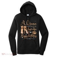 A Queen Was Born In September Happy Birthday To Me High Heel Women's Hoodie thumb 0