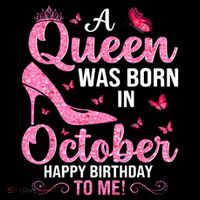 A Queen Was Born In October Happy Birthday To Me Coffee Mug thumb 5