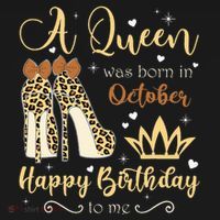 A Queen Was Born In October Birthday For Women Leopard Women's Hoodie thumb 2